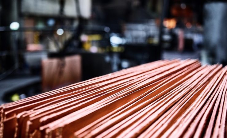 Copper cathodes are used as a raw material feed for the production of high purity copper products.