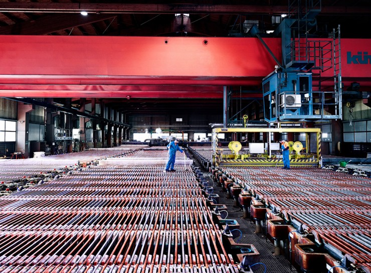 Montanwerke Brixlegg AG – Recyceltes Kupfer besitzt dieselbe Materialqualität wie der Primärrohstoff.