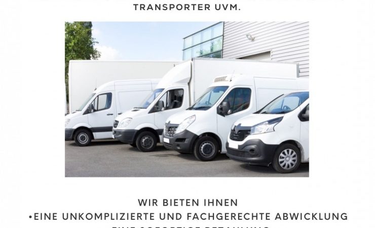 München und Umgebung: Bestpreise beim Verkauf von Kastenwagen und anderen Nutzfahrzeugen erzielen