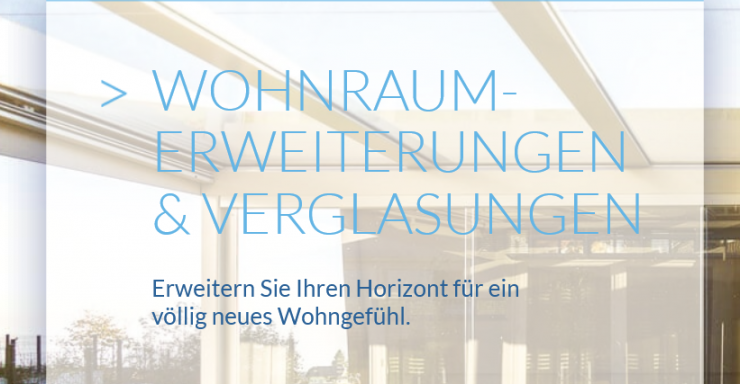 Schöne Aussichten mit den vielseitigen Wohnraumerweiterungen von Fenster Schmidinger