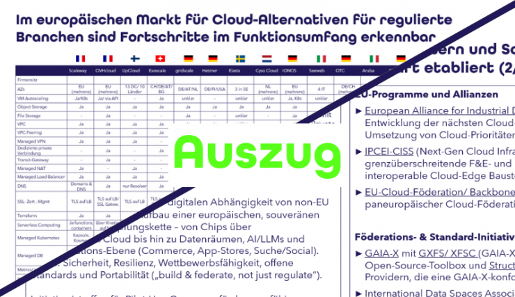 Jetzt verfügbar: Marktübersicht 2025 “Europäische Public-Cloud-Anbieter”