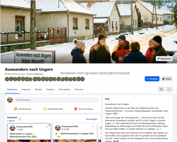 Auswandern nach Ungarn: Facebook-Gruppe erreicht über 16.000 Mitglieder