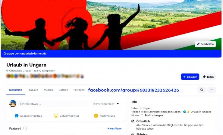 Über 30.800 Mitglieder: Facebook-Gruppe “Urlaub in Ungarn” entwickelt sich zu einer der größten deutschsprachigen Reise-Communities