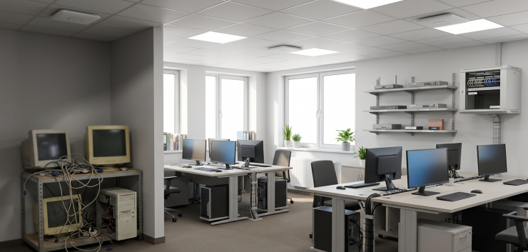 Kabelchaos, veraltete Hardware, blinde Flecken im WLAN: Die Jawnet IT Services LTD saniert gewachsene IT-Strukturen