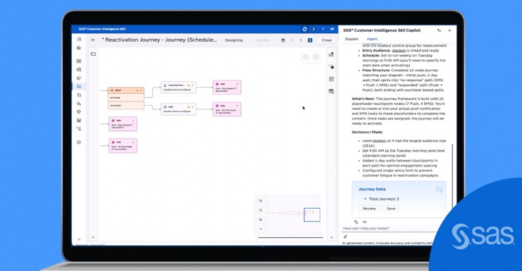 SAS erweitert Marketingplattform konsequent mit KI-Agenten